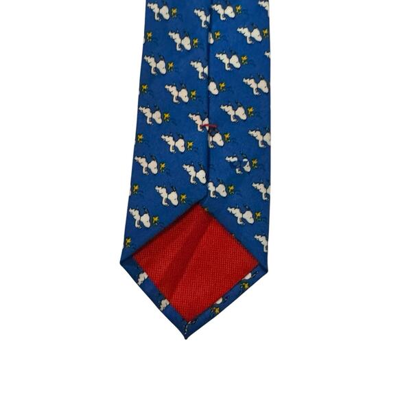Peanuts Snoopy Woodstock Cartoon Mens Short Necktie - Picture 6 of 8